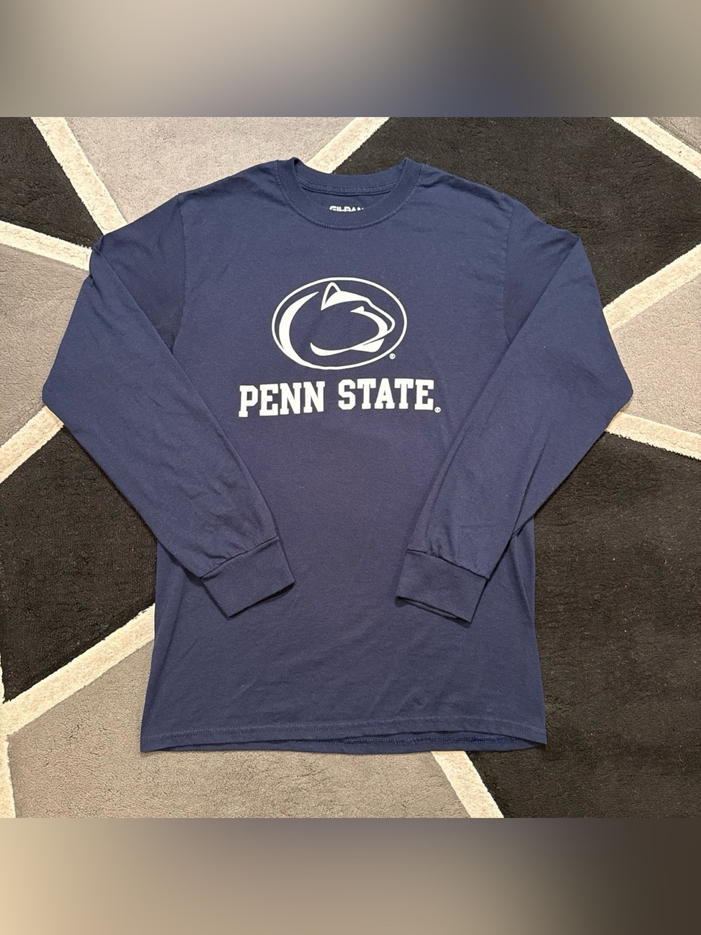Navy Penn State long sleeve shirt